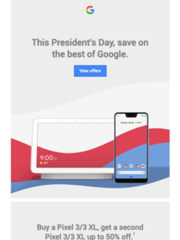 President’s Day sale starts now Email by Google 1