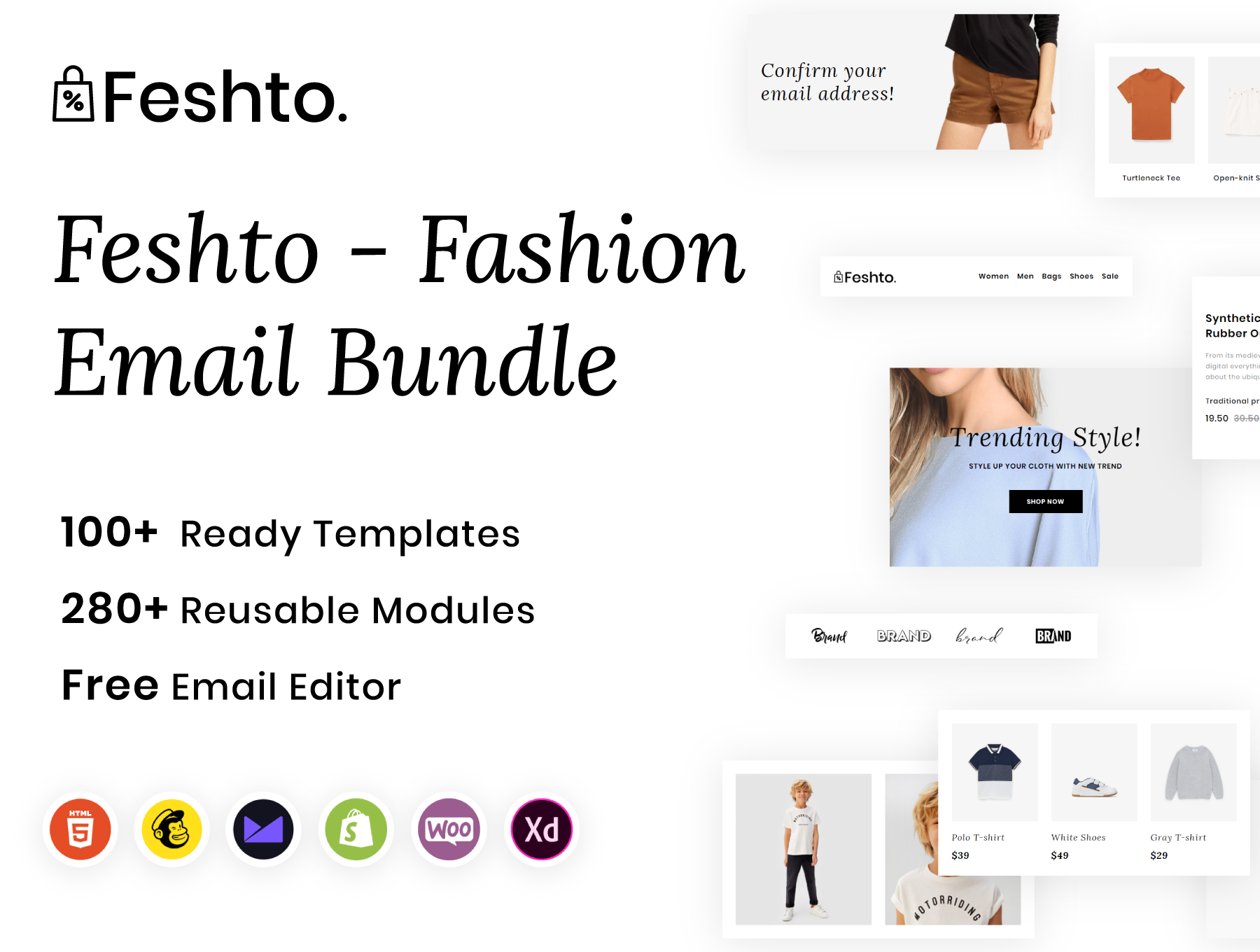 Feshto - Fashion Email Bundle
